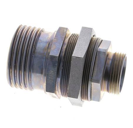 Steel Hydraulic Coupling Socket 28 mm L Cutting Ring ISO 14540/8434-1 D M54 x 4