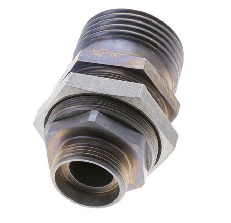 Steel Hydraulic Coupling Socket 28 mm L Cutting Ring ISO 14540/8434-1 D M54 x 4