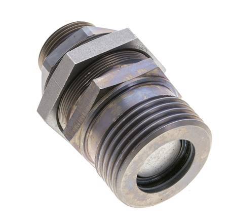 Steel Hydraulic Coupling Socket 28 mm L Cutting Ring ISO 14540/8434-1 D M54 x 4