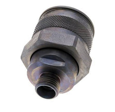 Steel Hydraulic Coupling Plug 10 mm L Cutting Ring ISO 14540/8434-1 D M32 x 3