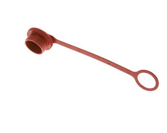 M 36 x 3 Plastic Dust Protection Cap For Coupling plug with Chain