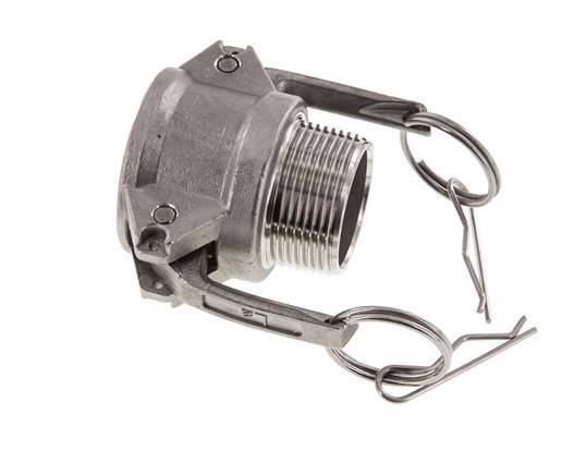 Camlock DN 32 (1 1/4'') Stainless Steel Coupling R 1 1/4'' Male Thread Type B MIL-C-27487