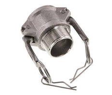 Camlock DN 32 (1 1/4'') Stainless Steel Coupling R 1 1/4'' Male Thread Type B MIL-C-27487