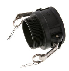 Camlock DN 75 (3'') Polypropylene Coupling R 3'' Male Thread Type B MIL-C-27487