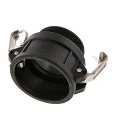 Camlock DN 75 (3'') Polypropylene Coupling R 3'' Male Thread Type B MIL-C-27487