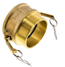 Camlock DN 120 (5'') Brass Coupling R 5'' Male Thread Type B MIL-C-27487
