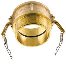 Camlock DN 90 (4'') Brass Coupling R 4'' Male Thread Type B MIL-C-27487