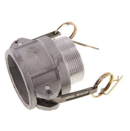 Camlock DN 50 (2'') Aluminium Coupling R 2'' Male Thread Type B MIL-C-27487