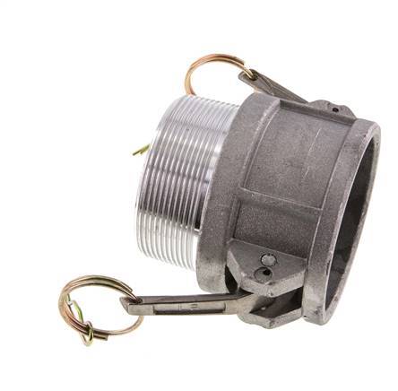 Camlock DN 60 (2 1/2'') Aluminium Coupling R 2 1/2'' Male Thread Type B MIL-C-27487