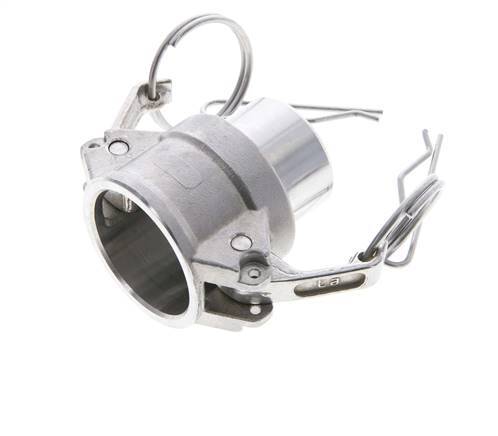 Camlock DN 25 (1'') Stainless Steel Coupling Weld End (33.7 mm) Type B (AS) MIL-C-27487