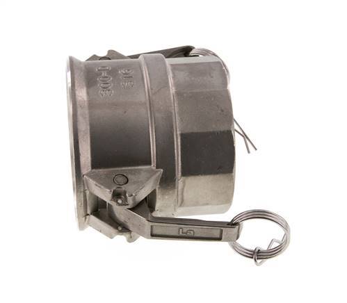 Camlock DN 75 (3'') Stainless Steel Coupling Rp 3'' Female Thread Type D MIL-C-27487
