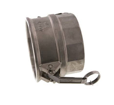 Camlock DN 140 (6'') Stainless Steel Coupling Rp 6'' Female Thread Type D MIL-C-27487