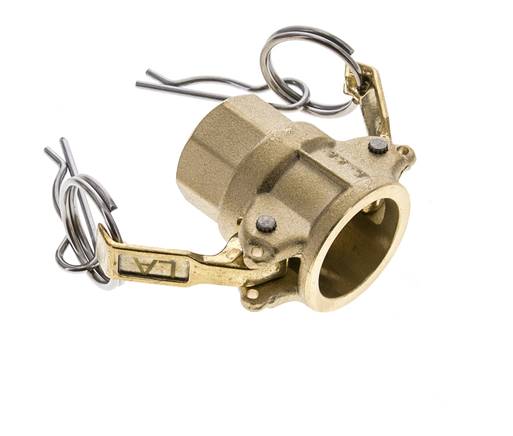 Camlock DN 15 (1/2'') Brass Coupling Rp 1/2'' Female Thread Type D MIL-C-27487