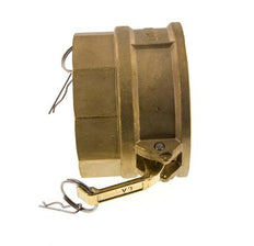 Camlock DN 90 (4'') Brass Coupling Rp 4'' Female Thread Type D MIL-C-27487