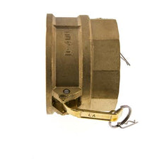 Camlock DN 120 (5'') Brass Coupling Rp 5'' Female Thread Type D MIL-C-27487