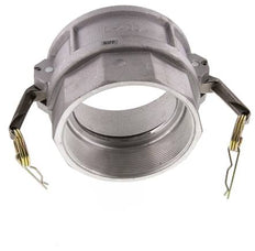 Camlock DN 90 (4'') Aluminium Coupling Rp 4'' Female Thread Type D MIL-C-27487