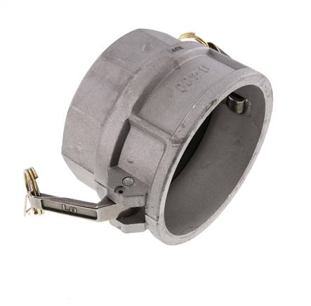 Camlock DN 120 (5'') Aluminium Coupling Rp 5'' Female Thread Type D MIL-C-27487