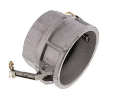 Camlock DN 90 (4'') Aluminium Coupling Rp 4'' Female Thread Type D MIL-C-27487