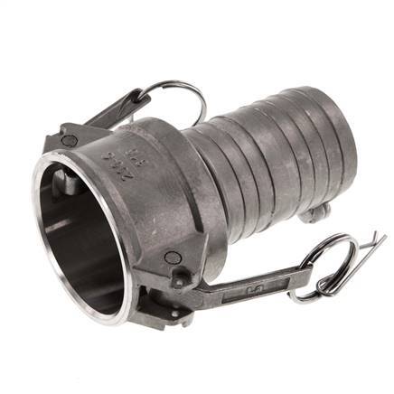 Camlock DN 50 (2'') Stainless Steel Coupling Hose Pillar (50 mm) Type C MIL-C-27487
