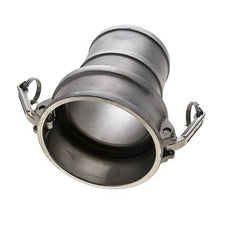 Camlock DN 90 (4'') Stainless Steel Coupling Hose Pillar (100 mm) Type C MIL-C-27487