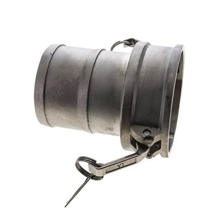 Camlock DN 120 (5'') Stainless Steel Coupling Hose Pillar (127 mm) Type C MIL-C-27487