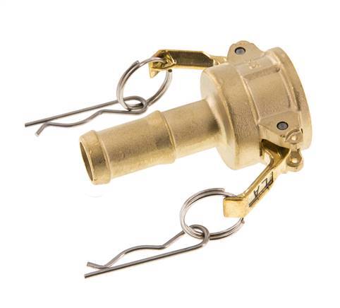Camlock DN 20 (3/4'') Brass Coupling Hose Pillar (19 mm) Type C MIL-C-27487
