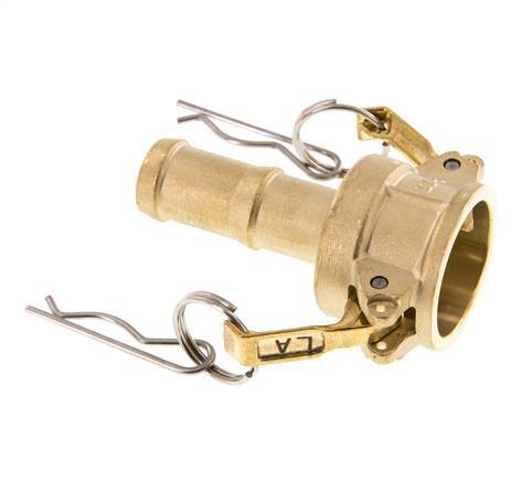 Camlock DN 20 (3/4'') Brass Coupling Hose Pillar (19 mm) Type C MIL-C-27487