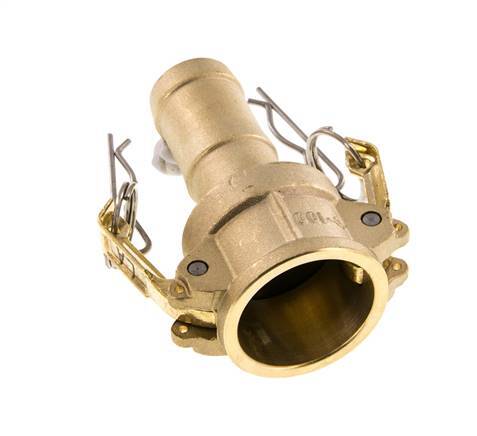 Camlock DN 25 (1'') Brass Coupling Hose Pillar (25 mm) Type C MIL-C-27487