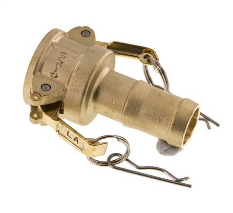 Camlock DN 25 (1'') Brass Coupling Hose Pillar (25 mm) Type C MIL-C-27487