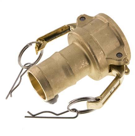 Camlock DN 40 (1 1/2'') Brass Coupling Hose Pillar (38 mm) Type C MIL-C-27487