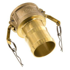Camlock DN 60 (2 1/2'') Brass Coupling Hose Pillar (63 mm) Type C MIL-C-27487