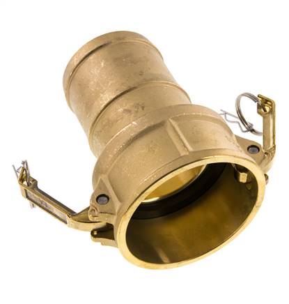 Camlock DN 90 (4'') Brass Coupling Hose Pillar (100 mm) Type C MIL-C-27487