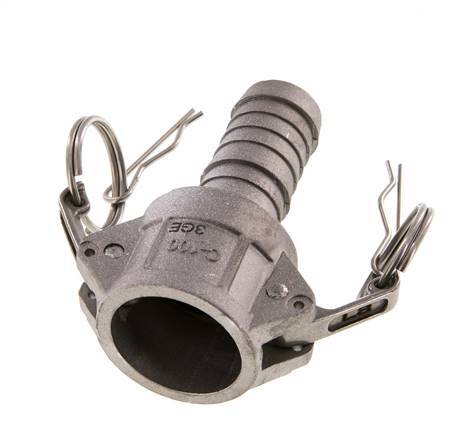 Camlock DN 25 (1'') Aluminium Coupling Hose Pillar (25 mm) Type C MIL-C-27487
