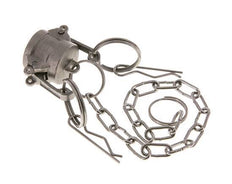 Camlock DN 15 (1/2'') Stainless Steel Coupling End Cap Type DC MIL-C-27487