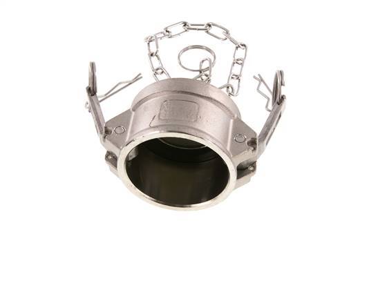 Camlock DN 50 (2'') Stainless Steel Coupling End Cap Type DC MIL-C-27487