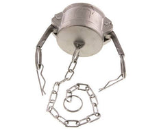 Camlock DN 50 (2'') Stainless Steel Coupling End Cap Type DC MIL-C-27487