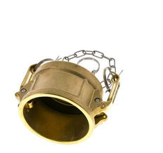 Camlock DN 60 (2 1/2'') Brass Coupling End Cap Type DC MIL-C-27487