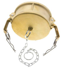 Camlock DN 140 (6'') Brass Coupling End Cap Type DC MIL-C-27487