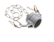 Camlock DN 25 (1'') Aluminium Coupling End Cap Type DC MIL-C-27487