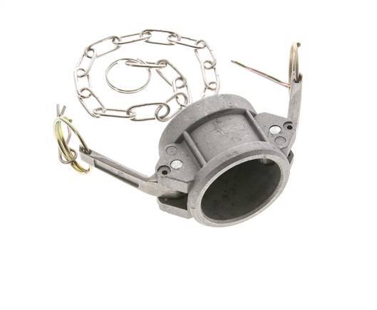 Camlock DN 32 (1 1/4'') Aluminium Coupling End Cap Type DC MIL-C-27487