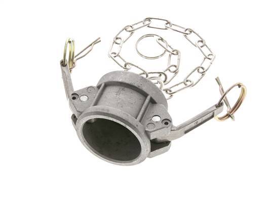 Camlock DN 32 (1 1/4'') Aluminium Coupling End Cap Type DC MIL-C-27487