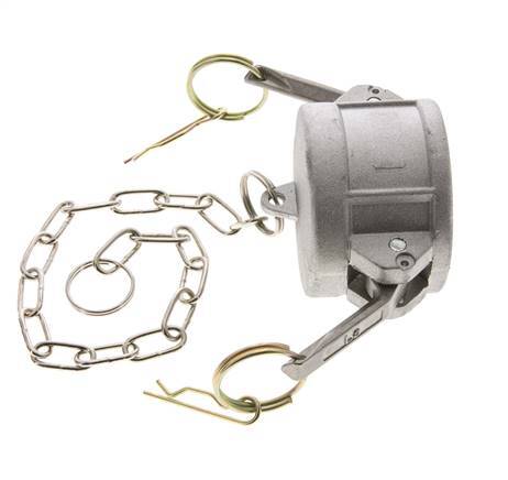 Camlock DN 50 (2'') Aluminium Coupling End Cap Type DC MIL-C-27487