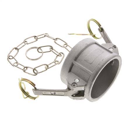 Camlock DN 50 (2'') Aluminium Coupling End Cap Type DC MIL-C-27487