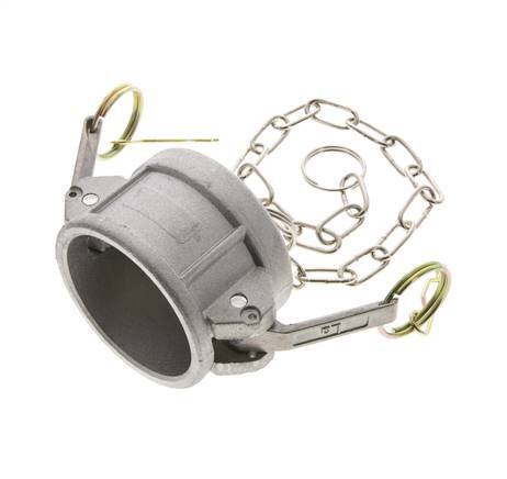 Camlock DN 50 (2'') Aluminium Coupling End Cap Type DC MIL-C-27487