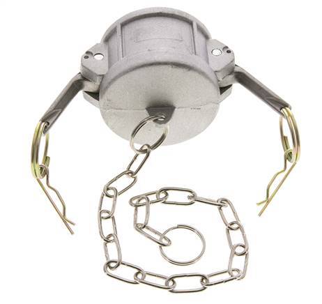 Camlock DN 50 (2'') Aluminium Coupling End Cap Type DC MIL-C-27487