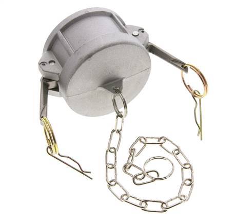 Camlock DN 60 (2 1/2'') Aluminium Coupling End Cap Type DC MIL-C-27487