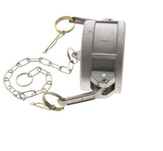 Camlock DN 75 (3'') Aluminium Coupling End Cap Type DC MIL-C-27487
