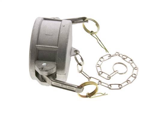 Camlock DN 75 (3'') Aluminium Coupling End Cap Type DC MIL-C-27487