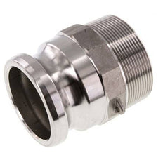 Camlock DN 60 (2 1/2'') Stainless Steel Coupling R 2 1/2'' Male Thread Type F MIL-C-27487