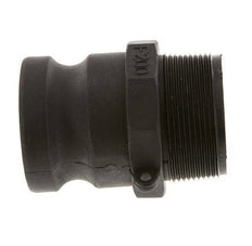 Camlock DN 50 (2'') Polypropylene Coupling R 2'' Male Thread Type F MIL-C-27487